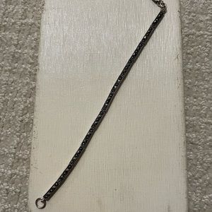 7 1/2” sterling silver marcasite bracelet